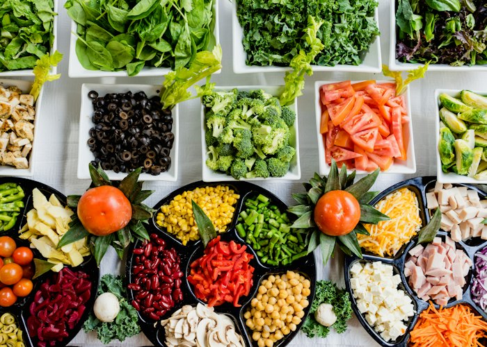 Fresh ingredients for a senior dining hour