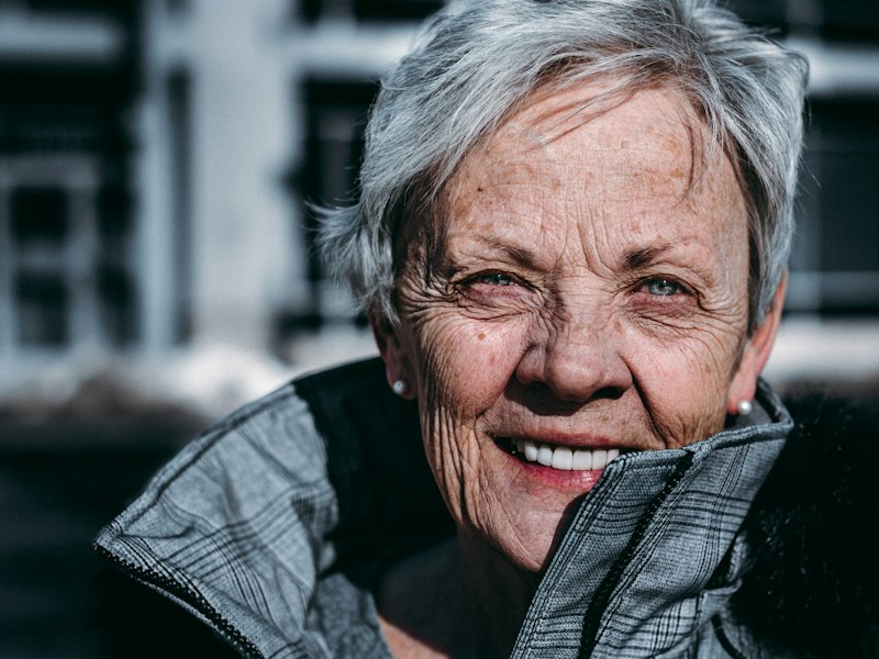 Portrait of an older woman